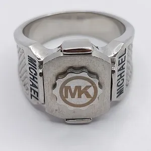 انگشتر مردانه مدل مربعی 01