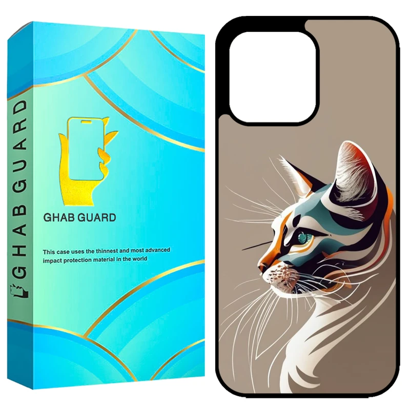 کاور قاب گارد طرح گربه مدل GCHP13PM مناسب برای گوشی موبایل اپل iPhone 13 Pro Max