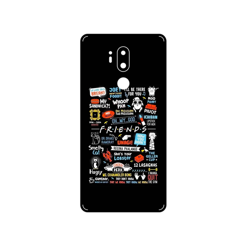 برچسب پوششی ماهوت مدل Friends 2 مناسب برای گوشی موبایل ال جی G7 PLUS THINQ