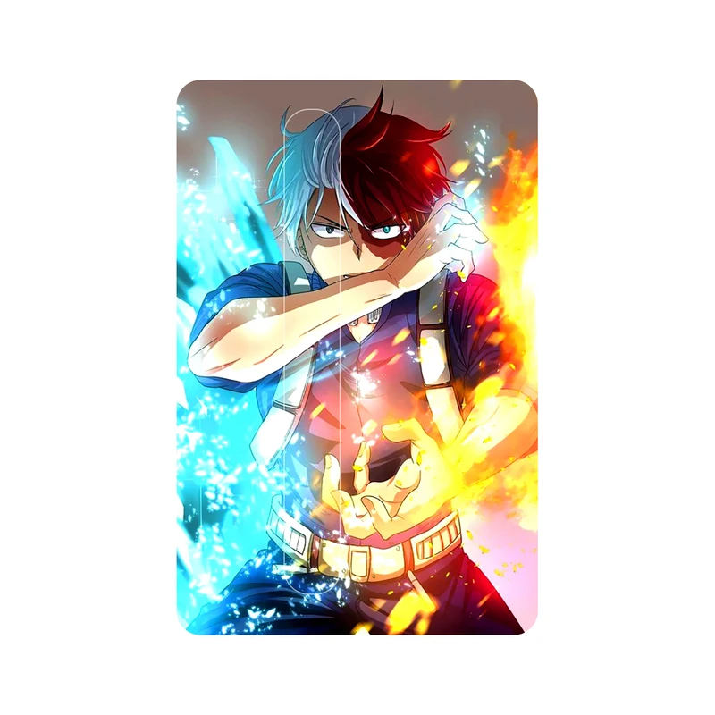 استیکر کارت پیکسل میکسل مدل انیمه My Hero Academia شوتو تودوروکی در مبارزه