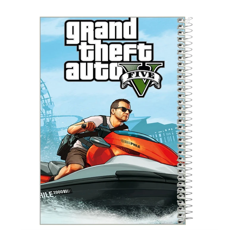 دفتر نقاشی 40 برگ طرح GTA کد tg5
