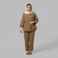 ست تونیک و شلوار زنانه مدل کنفی 