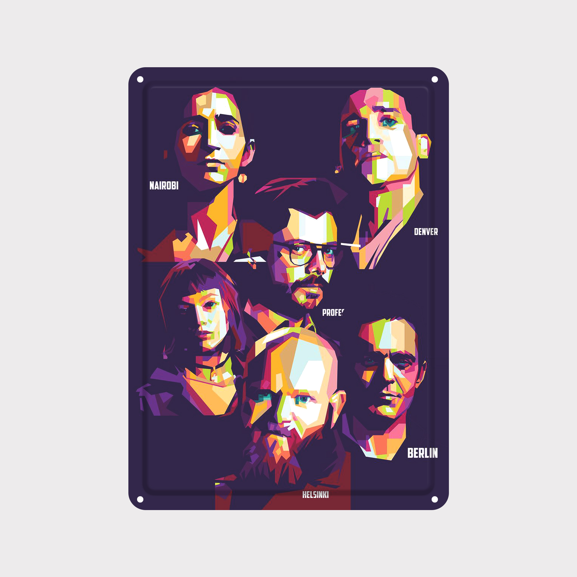 دیوارکوب مدل سرقت از بانک کد s 332