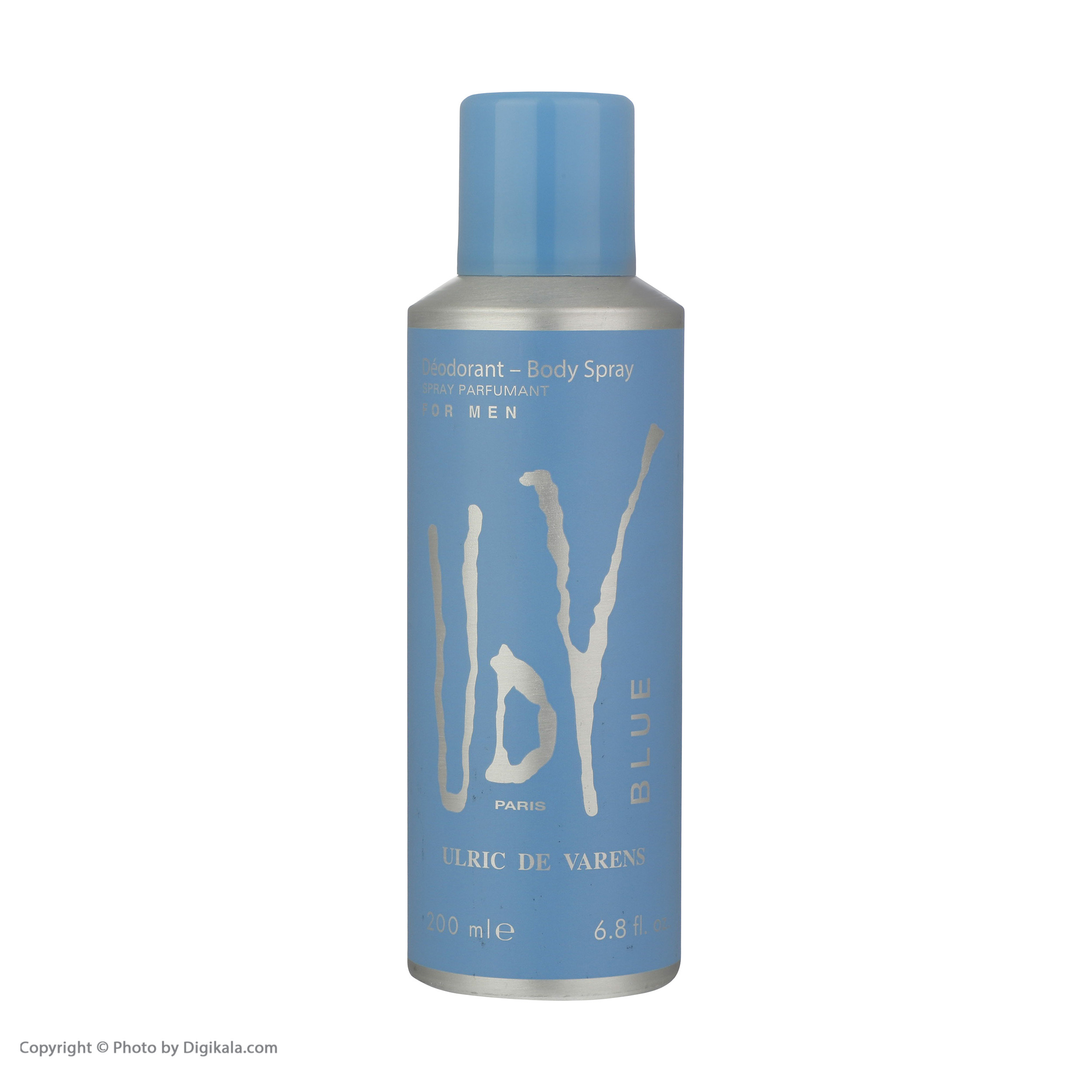 اسپری دئودورانت مردانه اولریک دو وارن مدل BLUE حجم 200 میلی لیتر