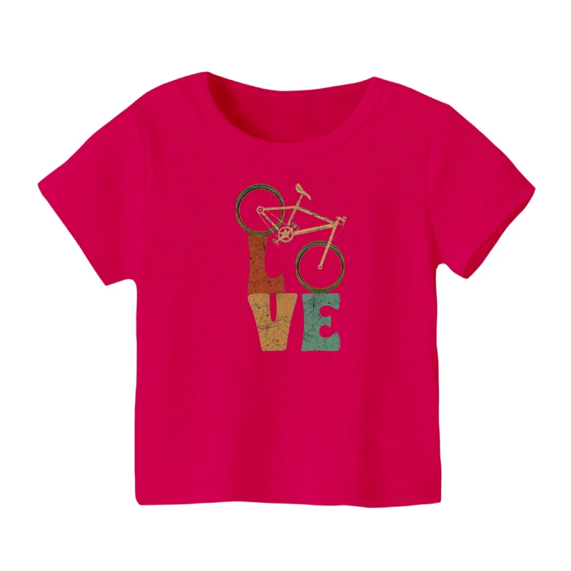 تی شرت آستین کوتاه بچگانه مدل دوچرخه کد ۴