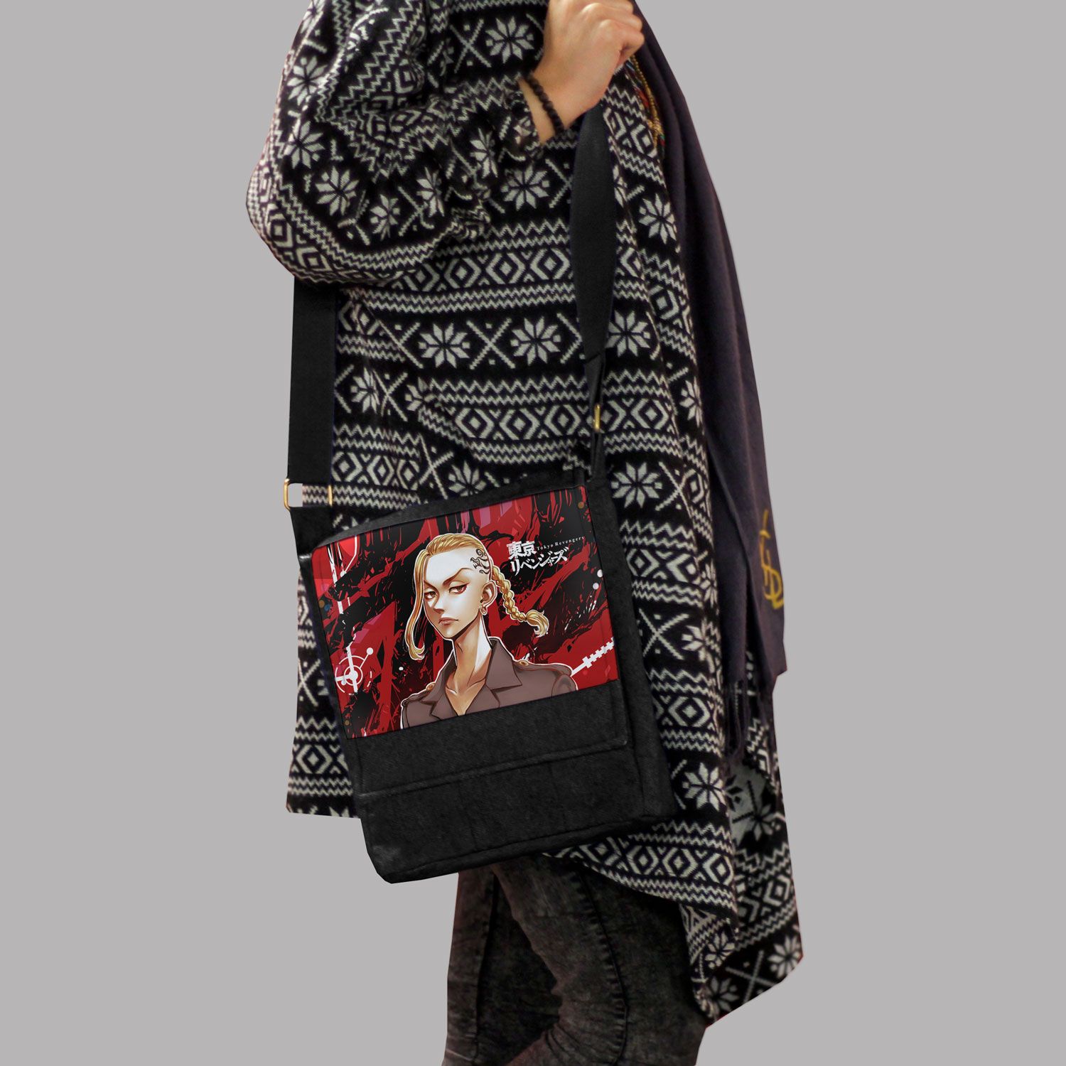 کیف رودوشی چی چاپ طرح انیمه توکیو ریونجرز کد دراگن -  - 3