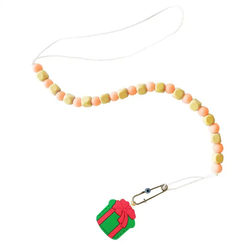 زنجیر پستانک مدل هدیه کریسمسی