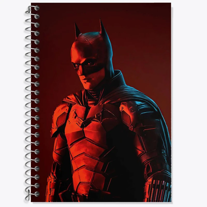 دفتر زبان 50 برگ خندالو مدل سه خط طرح بتمن Batman کد 25827