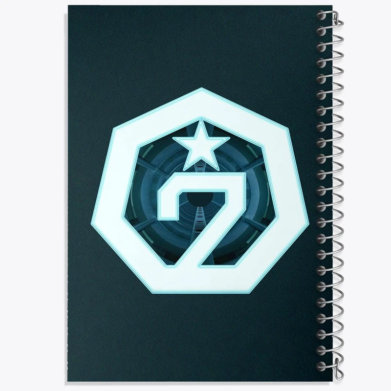 دفتر نت موسیقی 50 برگ خندالو مدل گروه گات سون GOT7 کد 11646