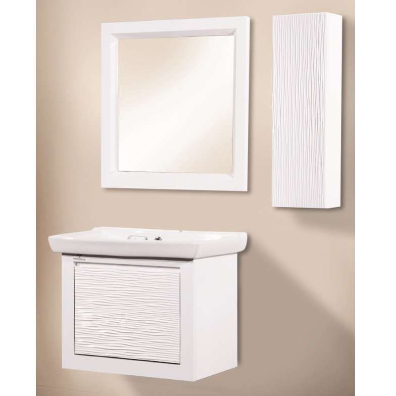 ست کابینت و روشویی بومرنگ مدل آسپن به همراه آینه وباکس 