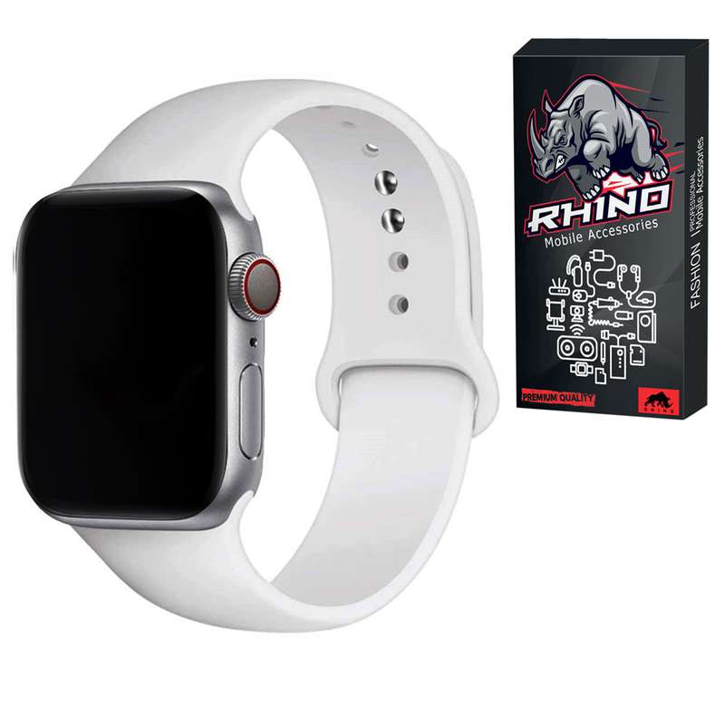 بند راینو مدل R-Silicon مناسب برای اپل واچ سری 5 38/ 40 میلی متری