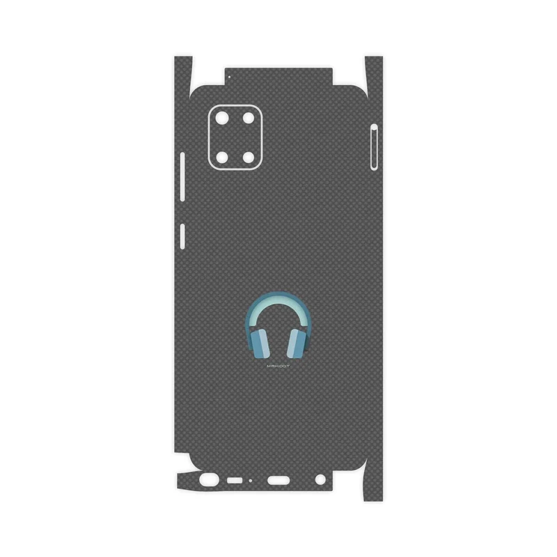 برچسب پوششی ماهوت مدل Minimal Headphone Icon-FullSkin مناسب برای گوشی موبایل سامسونگ Galaxy Note 10 Lite