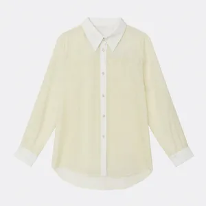 شومیز آستین بلند یقه کراواتی زنانه مدل BENFl