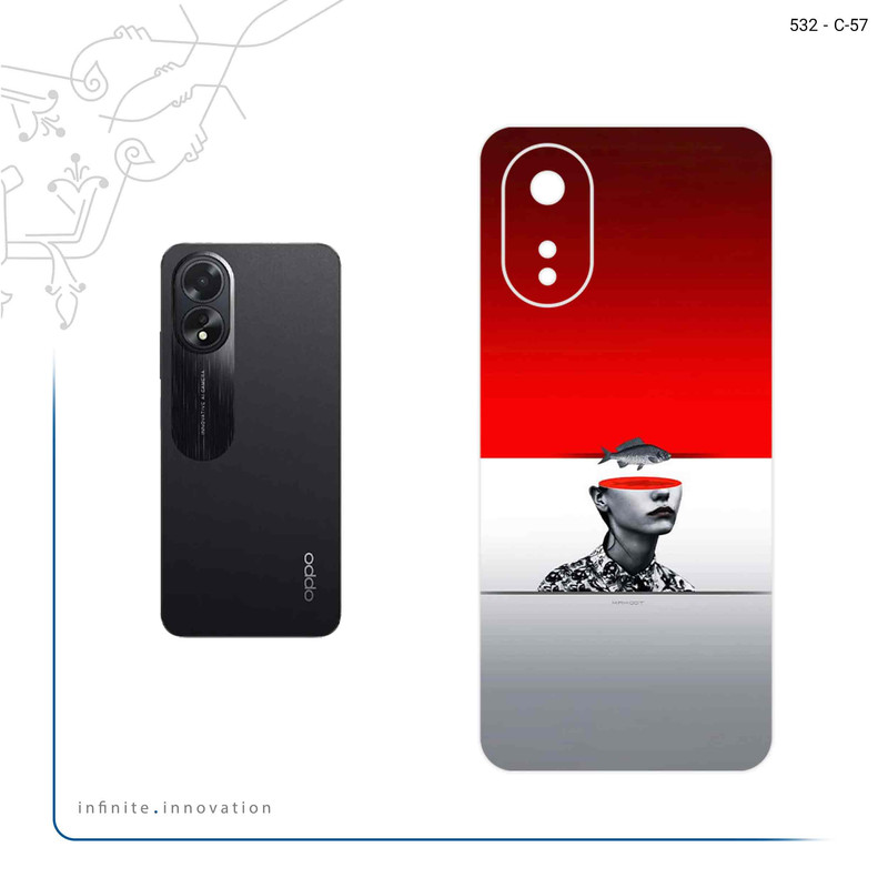 برچسب پوششی ماهوت مدل Collage of surreal Portrait of Women 1 مناسب برای گوشی موبایل اپو A38