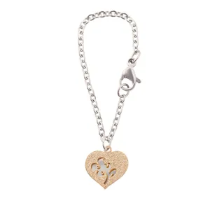 آویز ساعت  زنانه طرح قلب کد 539