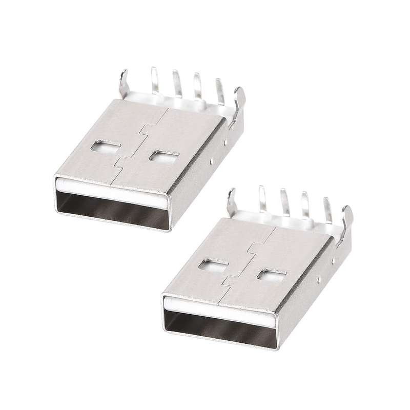 كانكتور نری USB-A مدل 4Pin-90Degree بسته دو عددی كانكتور نری USB-A مدل 4Pin-90Degree بسته دو عددی