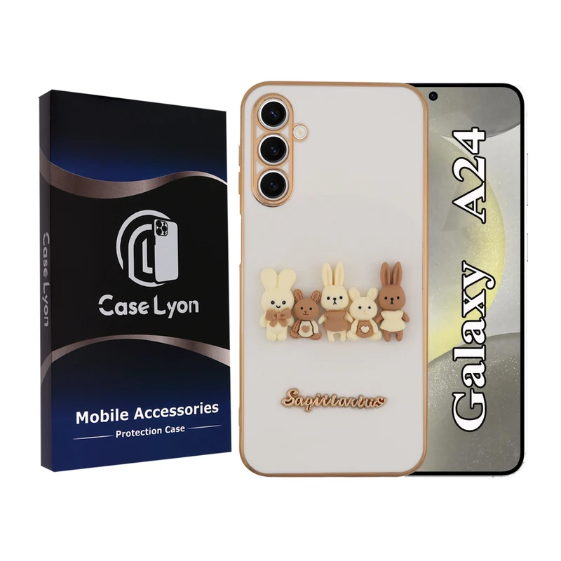 کاور کیس لیون مدل خرگوش مناسب برای گوشی موبایل سامسونگ Galaxy A24