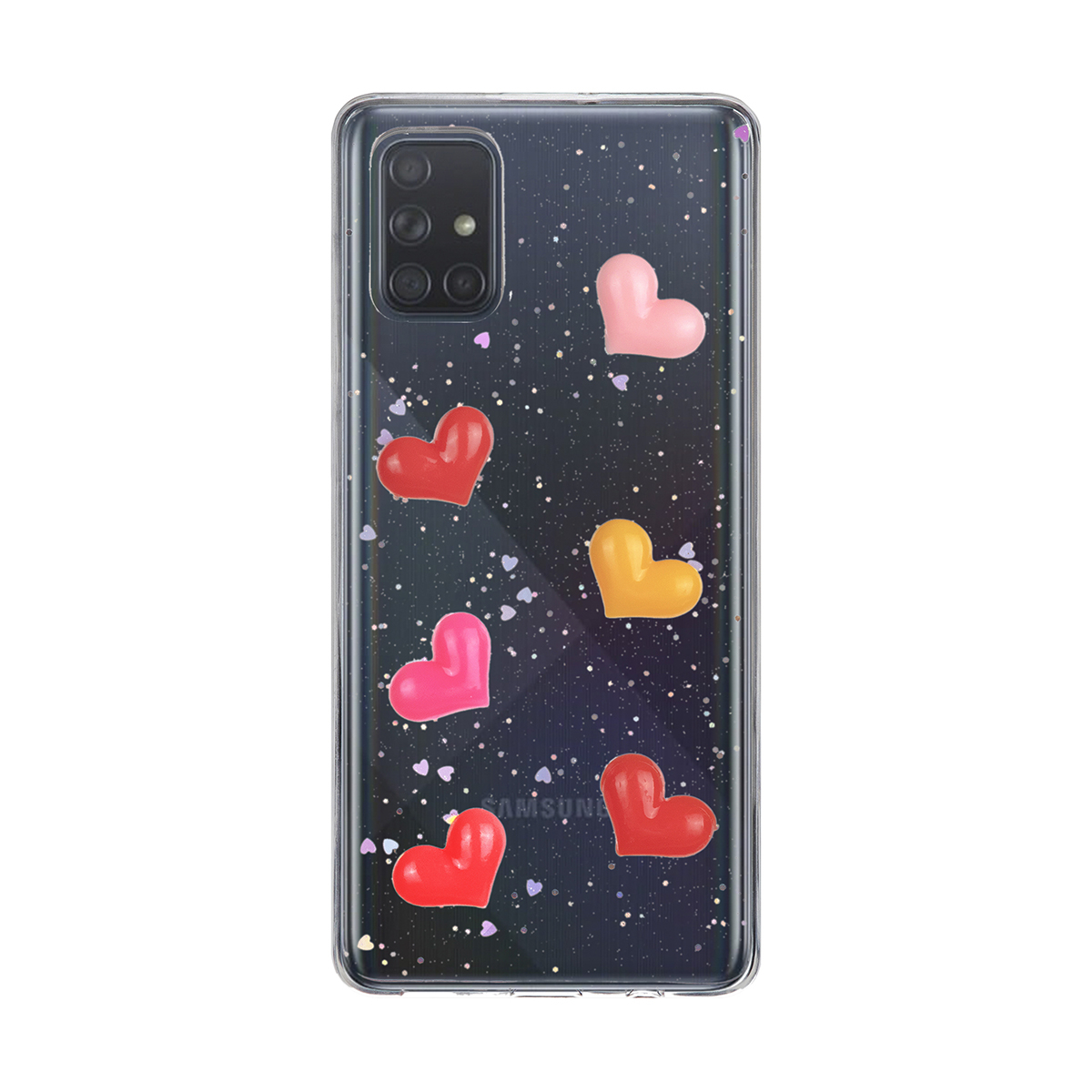 کاور دکین مدل Nitid طرح قلب مناسب برای گوشی موبایل سامسونگ Galaxy A71