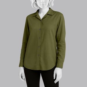 شومیز آستین بلند زنانه باینت مدل 2261788 رنگ سبز