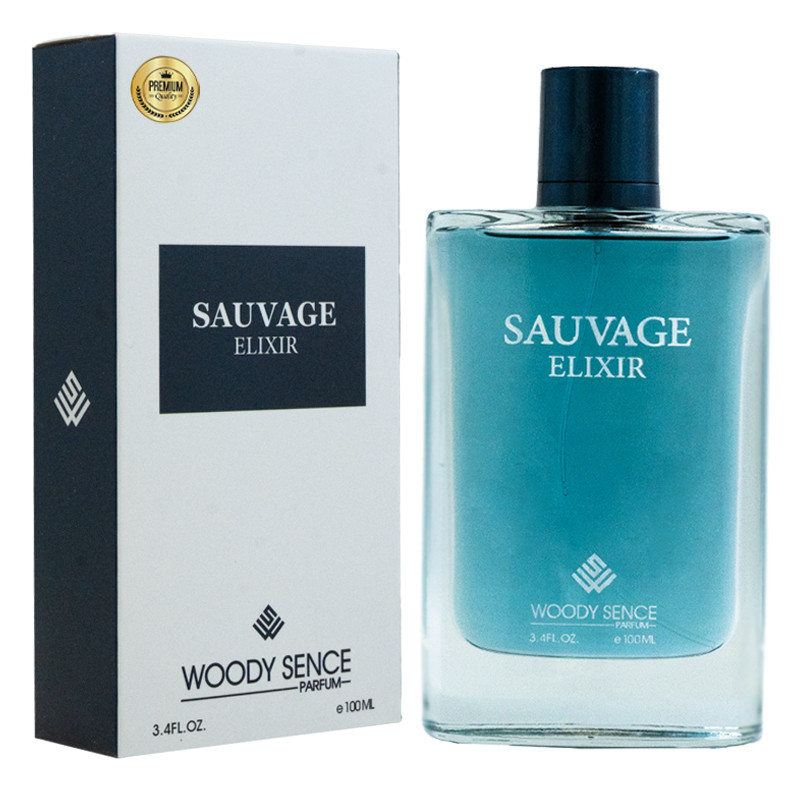 ادوپرفیوم مردانه وودی سنس مدل ساواج الکسیر با رایحه تلخ حجم 100 میلی لیتر