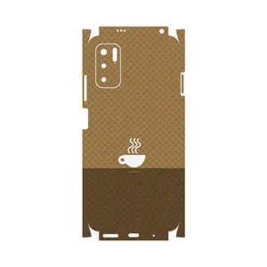 MAHOOT Minimal Cup of Coffee Icon-FullSkin Cover Sticker for Xiaomi Redmi Note 10 5G
