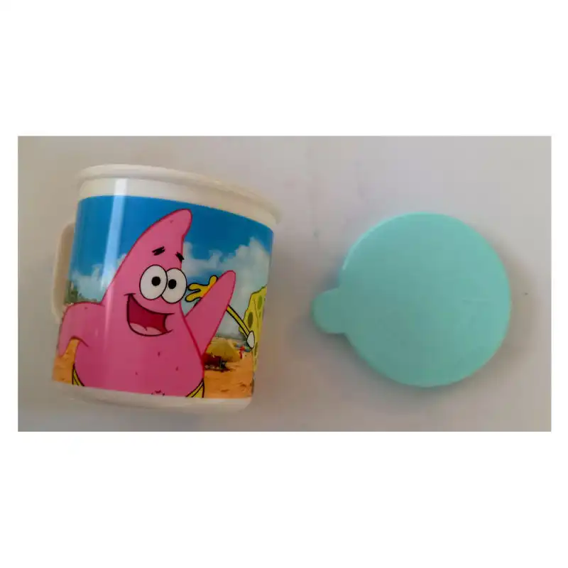 ظرف غذای کودک طرح باب اسفنجی کد rbay مجموعه 2 عددی