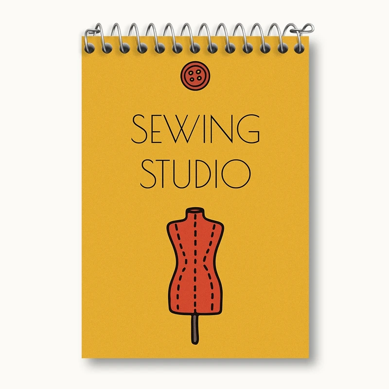 دفتر یادداشت 50 برگ خندالو مدل خیاطی کد N377