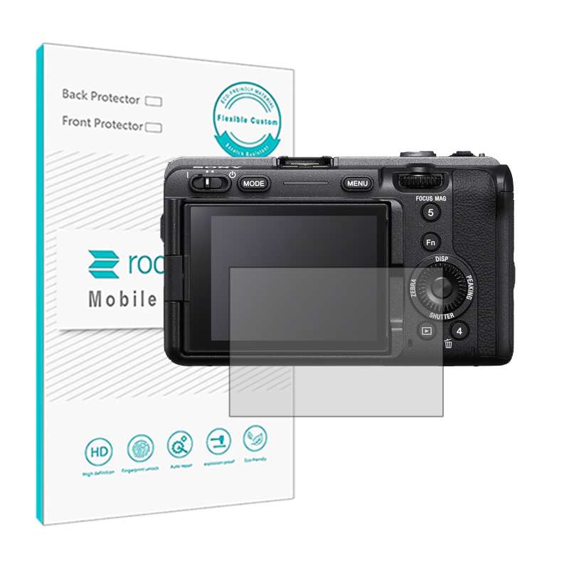 محافظ صفحه نمایش دوربین شفاف راک اسپیس مدل HyGEL مناسب برای دوربین عکاسی سونی FX3 FULL FRAME