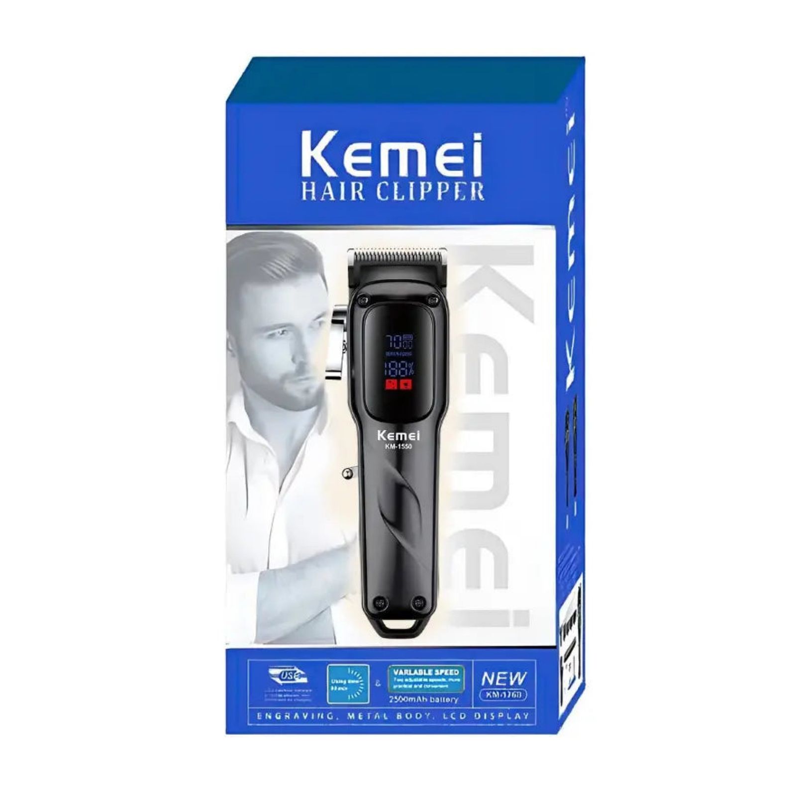 ماشین اصلاح موی سر و صورت کیمی مدل KM-1550 -  - 3