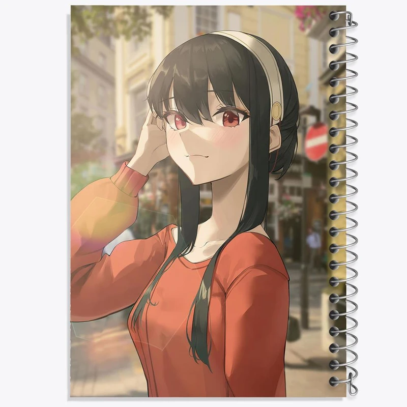 دفتر نقاشی 50 برگ خندالو مدل یور انیمه اسپای ایکس فمیلی Spy X Family کد 22192