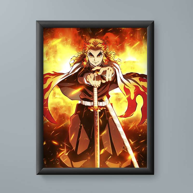 تابلو مدل انیمه رنگوکو دیمن اسلیر Rengoku demon slayer anime 11 تابلو مدل انیمه رنگوکو دیمن اسلیر Rengoku demon slayer anime 11