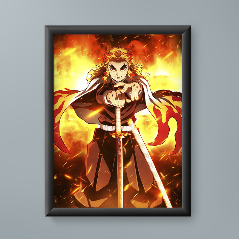 تابلو مدل انیمه رنگوکو دیمن اسلیر Rengoku demon slayer anime 11 تابلو مدل انیمه رنگوکو دیمن اسلیر Rengoku demon slayer anime 11