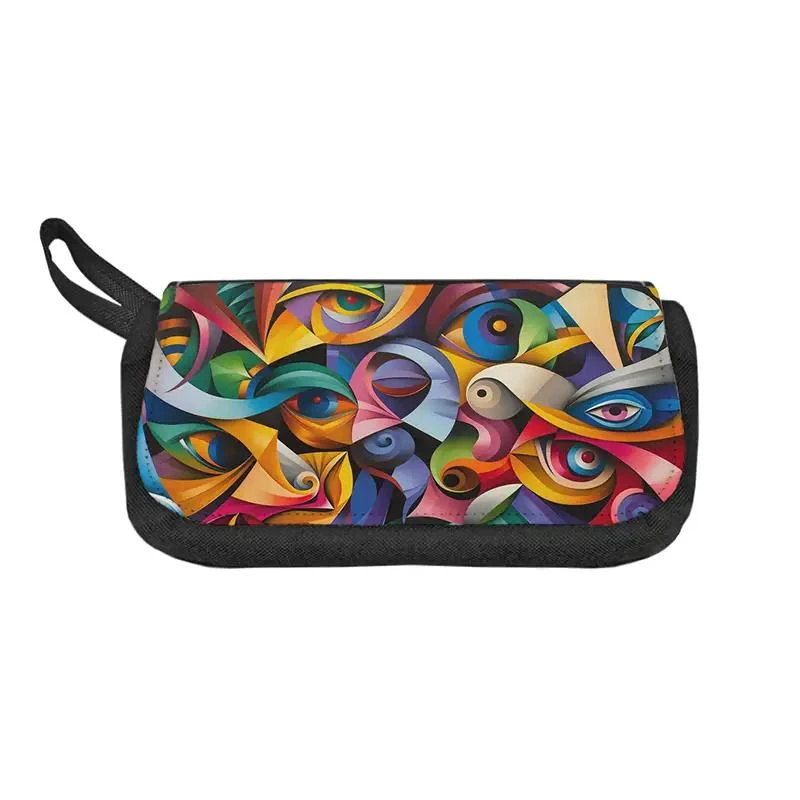 جامدادی زیگ زاگ طرح نقاشی رنگی کد 6600