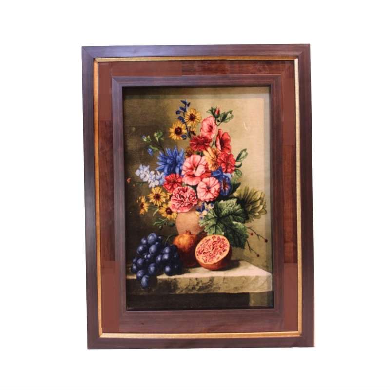 تابلو فرش دستباف مدل گلدان کد a732