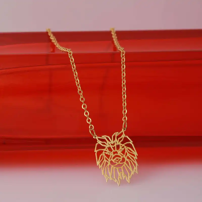 گردنبند طلا 18 عیار زنانه الن نار مدل شير 11569080