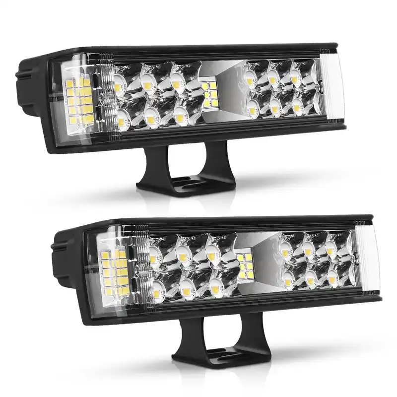 پروژکتور خودرو اچ اف دی مدل  مستطیل بسته دو عددی