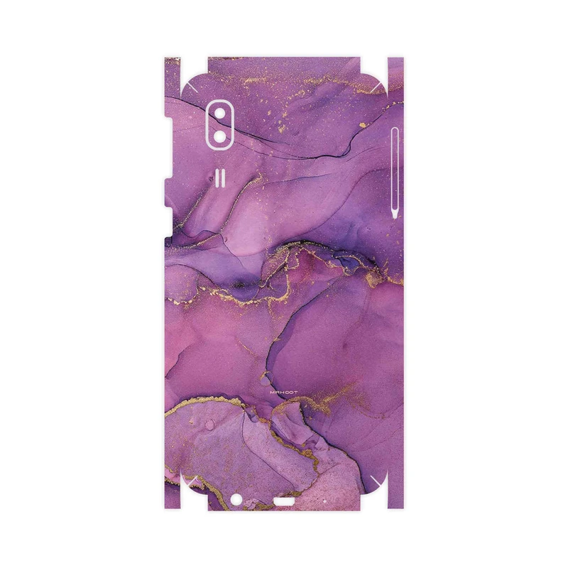 برچسب پوششی ماهوت مدل Purple Marble-FullSkin مناسب برای گوشی موبایل سامسونگ Galaxy A2 Core