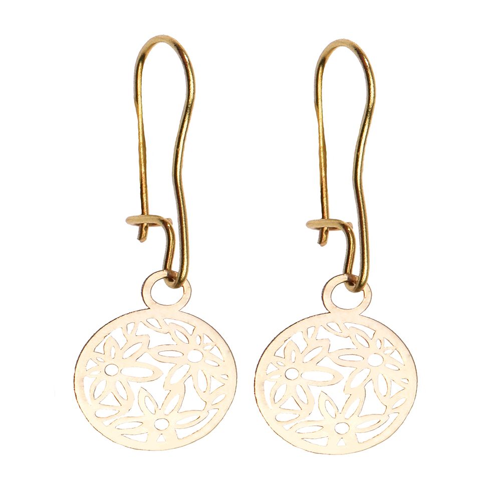 گوشواره طلا 18 عیار زنانه کرابو مدل Kr5023 -  - 2