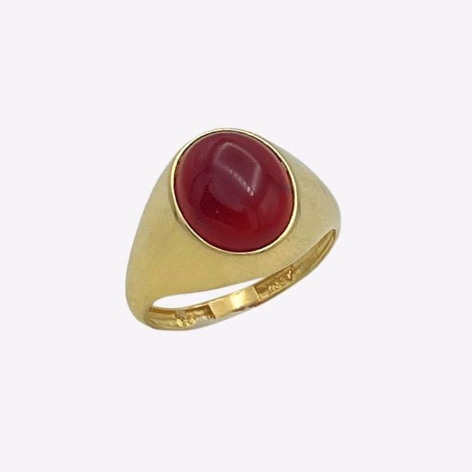 انگشتر طلا 18 عیار زنانه با طرح فیلی دوست خوب مدل DK342 سایز 55-56 -  - 10