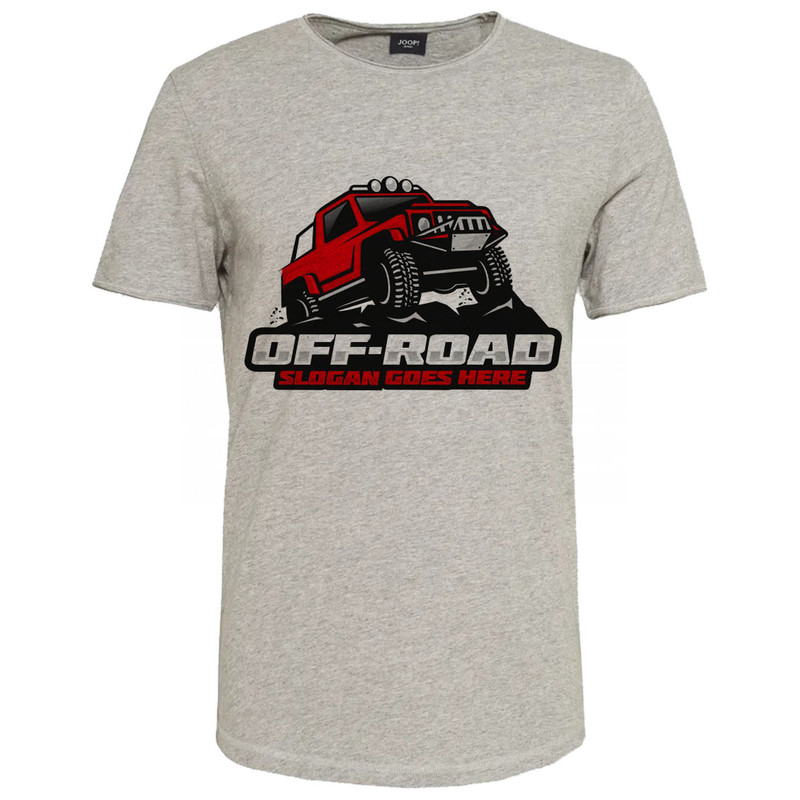 تیشرت آستین کوتاه مردانه مدل افرود کد M188 رنگ طوسی