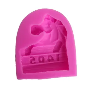 قالب شمع میتنگون مدل اسب خوشحال نماد سال 1405