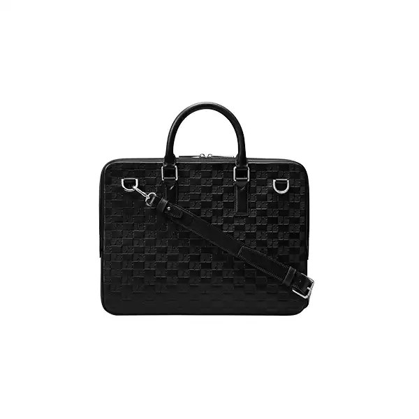 کیف اداری مردانه ای جی مدل دیپلمات اسلیم لاین پترن‌دار