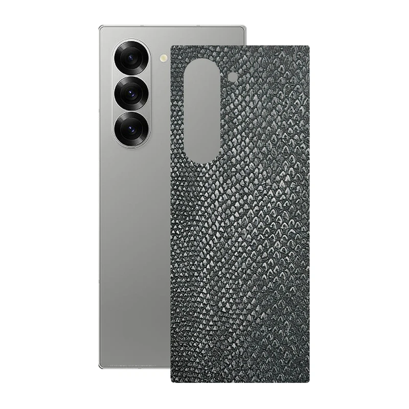 برچسب پوششی ریمکس مدل Leth طرح پوست ماری مناسب برای گوشی موبایل سامسونگ Galaxy Z Fold6