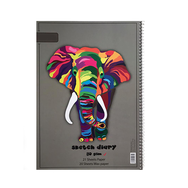 دفتر نقاشی 40 برگ مدل فیلی