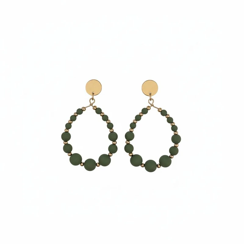 گوشواره میخی زنانه مدل مهره ای