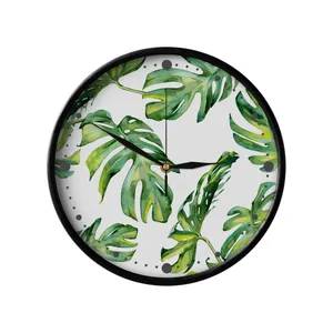 ساعت دیواری مدوپد طرح برگ ابرنگی مدل PAT00015