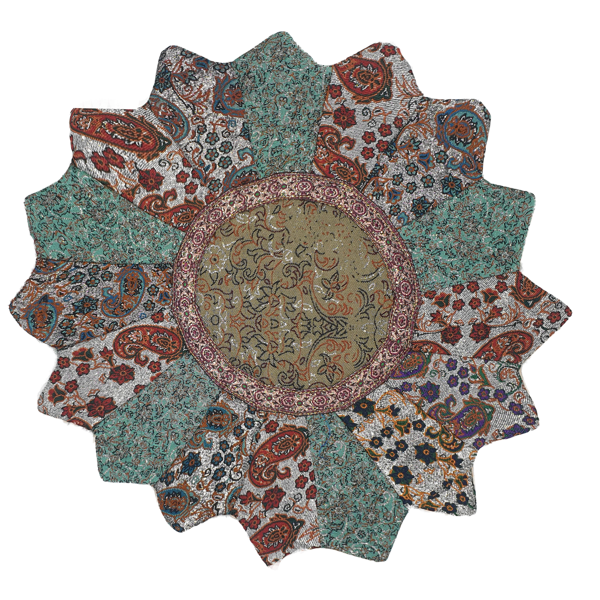 رومیزی ترمه مدل نسترن کد p125