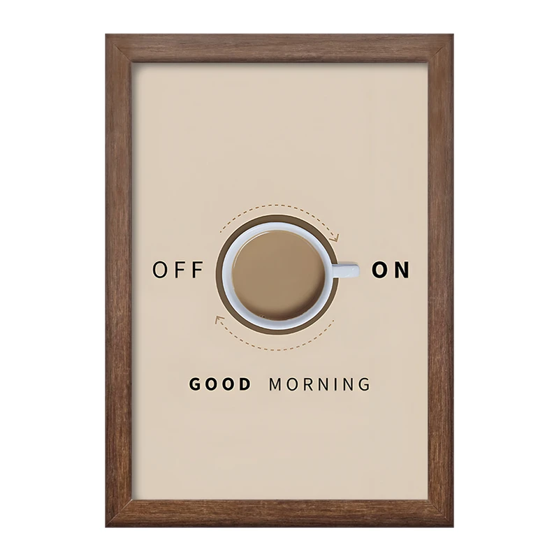 تابلو خندالو طرح قهوه (COFFEE) کد F10402