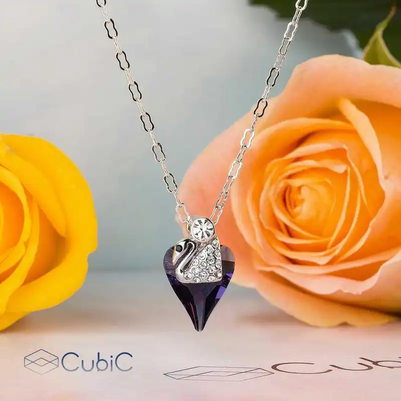 گردنبند زنانه کوبیک مدل QN-421091