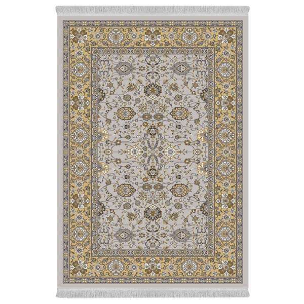 فرش پارچه‌ای دفه مدل فرشینه هازان مخمل طرح فانتزی کد 3045